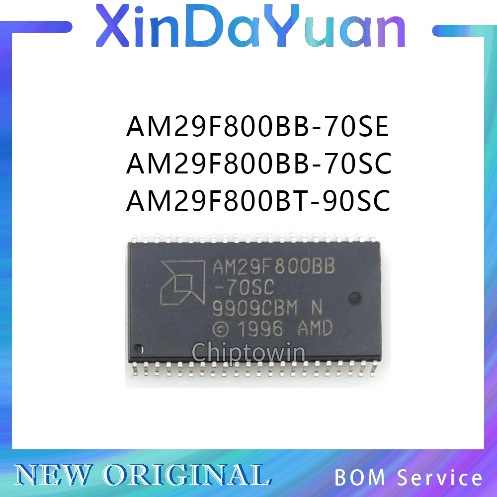 5 pcs AM29F800BB AM29F800BB-70SE AM29F800BB-70SC AM29F800BT-90SC  AM29F800BT Car Engine Flash Memory Chip