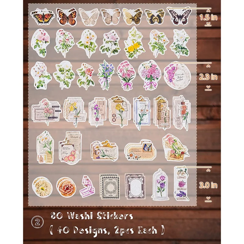 مجموعة Ephemera مكونة من 260 قطعة، حزمة لوازم القصاصات العتيقة، ملصقات الورق والورق العتيق، هدايا حرفية فنية، رسائل