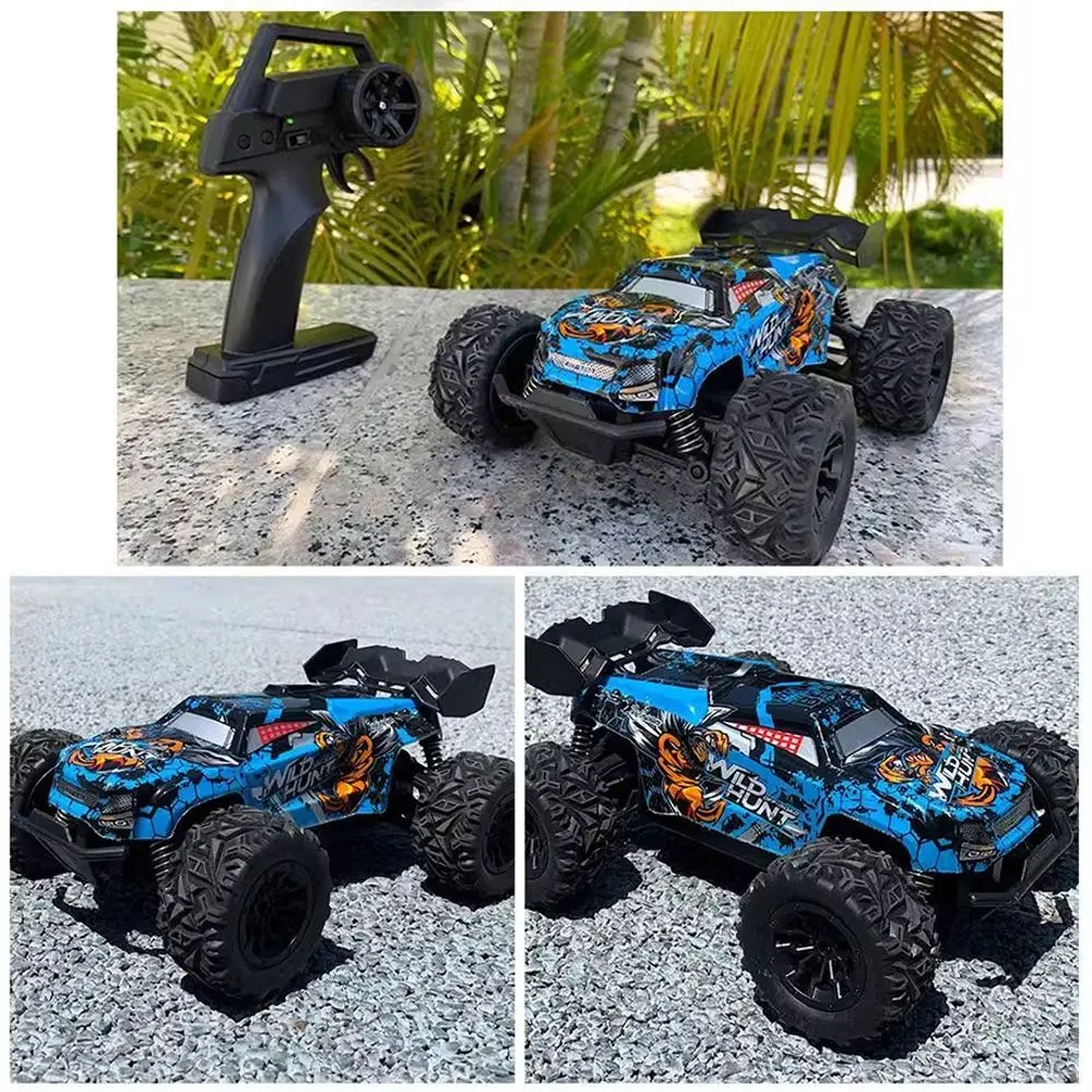

New Alloy Plastic 2.4G Alloy RC Car 20KM/H 2.4G Remote Control Racing Cars Electric Blue Green Rock Crawler Gift