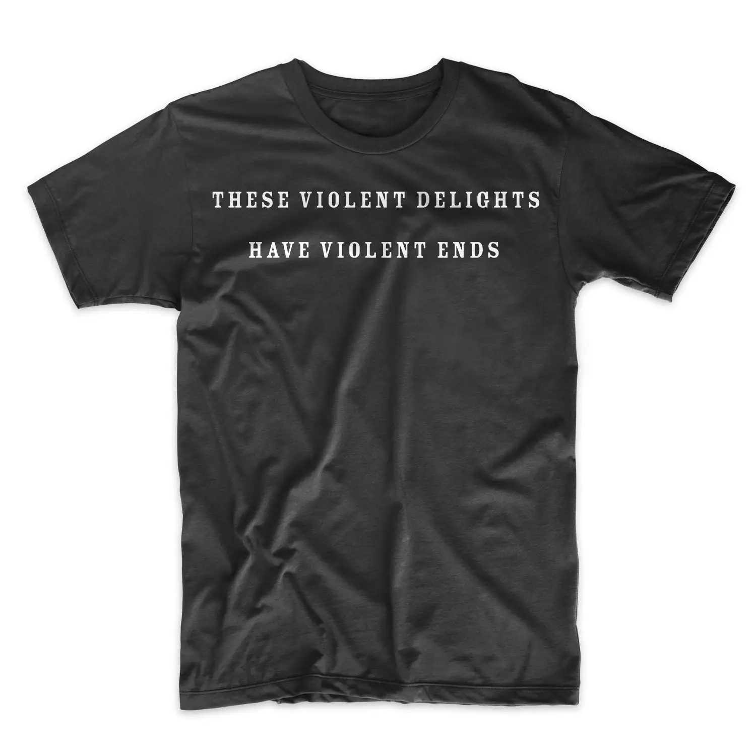 Violent Delights Have Ends Westworld T Shirt On Black White or Gray Soft Cotton Comfy