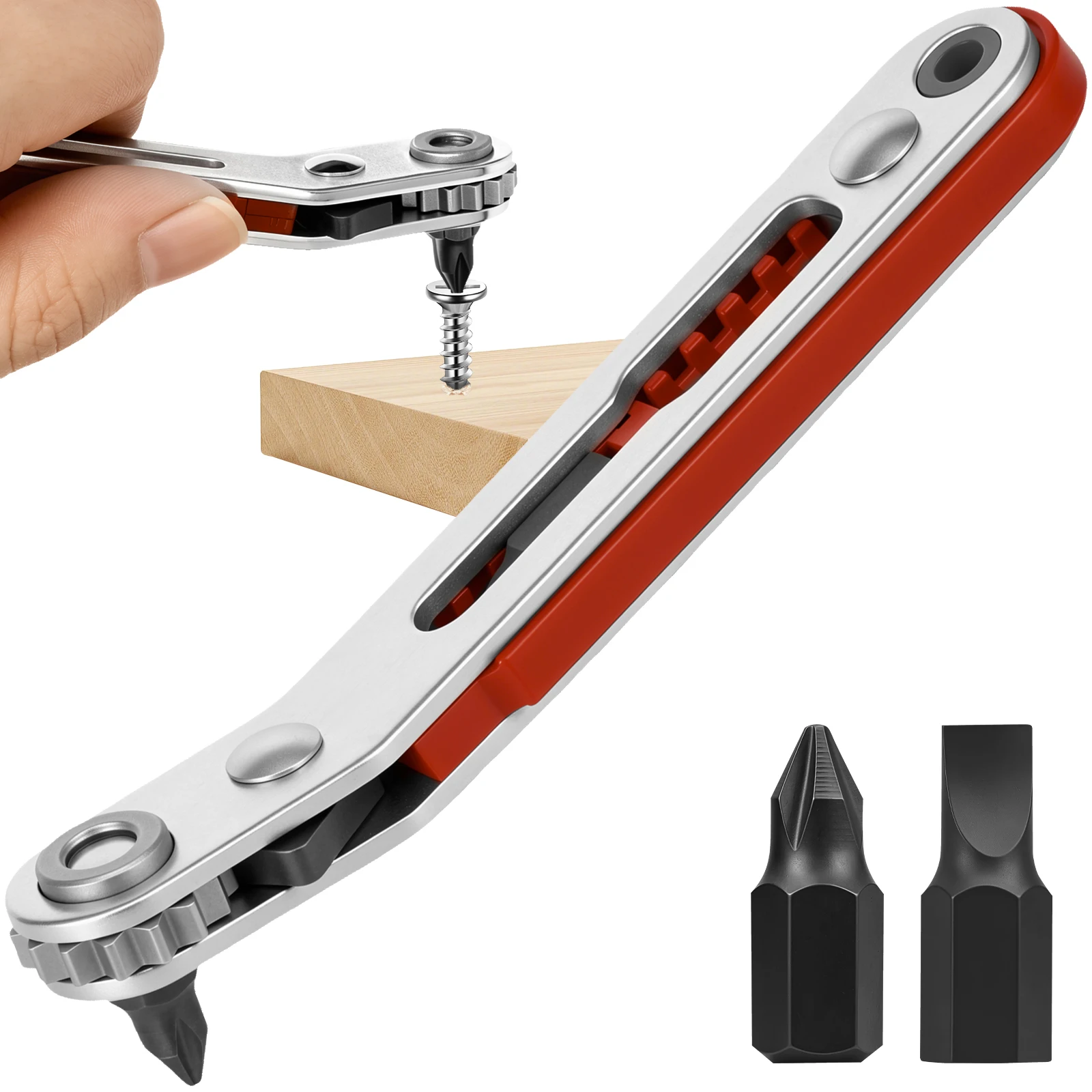 Portable Mini Ratchet Wrench Screwdriver Set Hexagon Torx Screwdriver Drill Bit 1/4 Square Drive Sockets Screwdriver Drill Bits