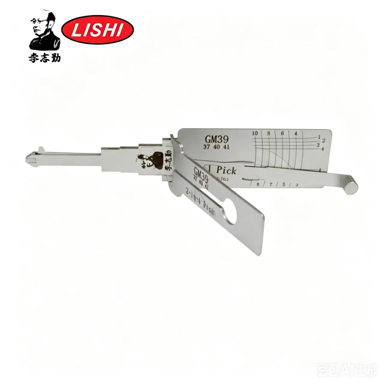 Lishi GM39 B102 10Cut 2-in-1 Pick & Decoder for GM Lishi Tool