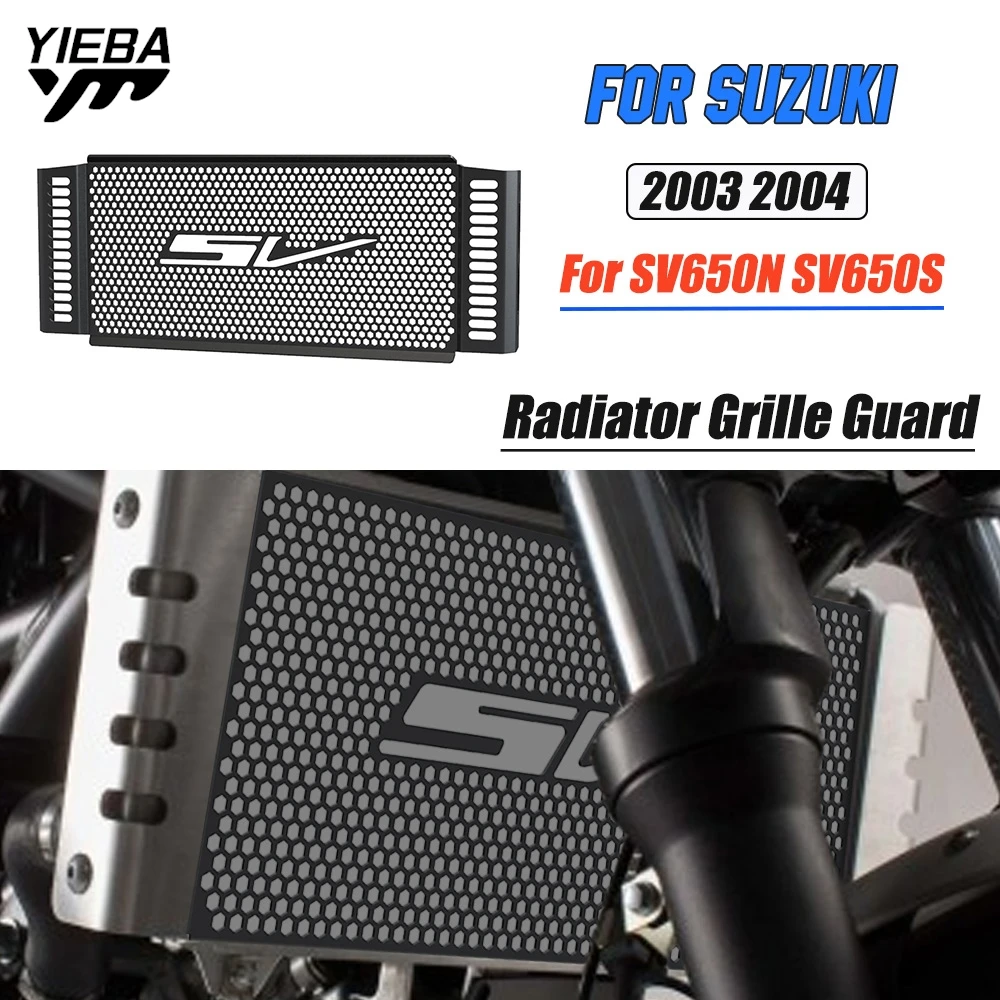 

Motocycle Radiator Grille Cover Water Tank Guard Protection Accessories FOR Suzuki SV650N SV650S 2003 2004 SV650N / S
