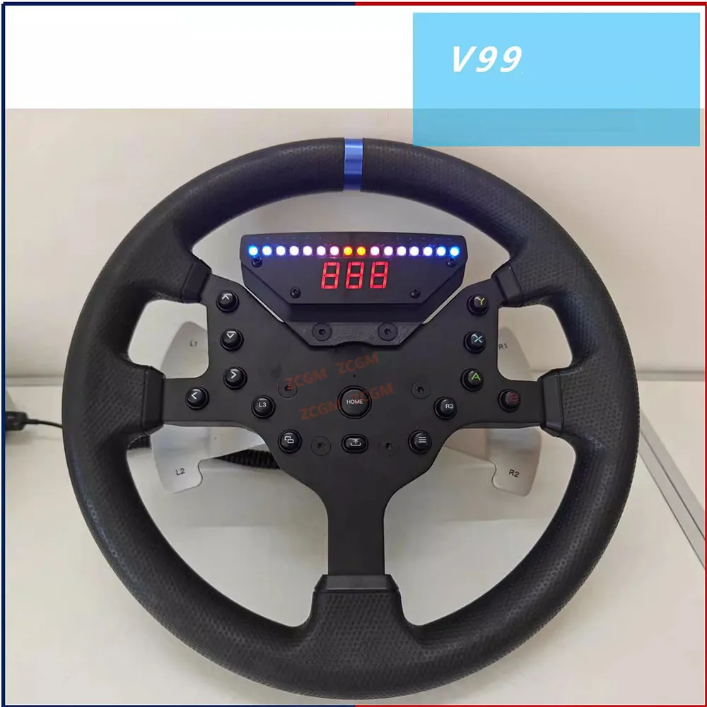 PC USB Speed Meter Light Digital LED Display Mod For PXN V10/V10 Pro/V99 Formula Steering Wheel Simracing Car Game