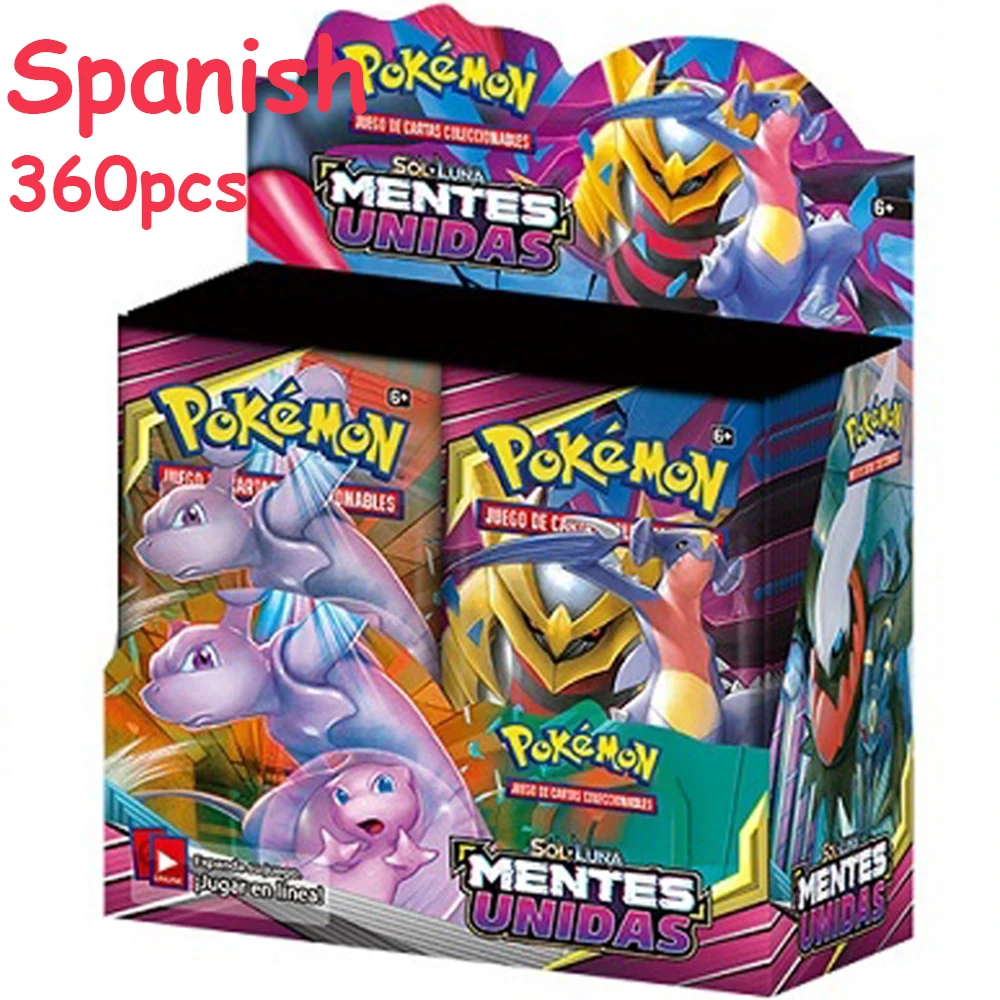 Spanish/French/Spanish Pokémon TCG: Silver Tempest Booster OBSIDIAM FLAMES  PARADOX RIFT Display Pokemon Cards Kids Toys