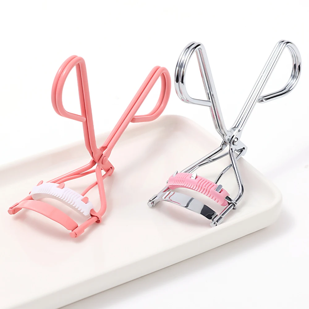 Eyelashes Curler with Built In Comb Separated Eyelash Curler Crimp-free Lashes Stainless Steel Eyebrow Razor Eyelash Eye Makeup