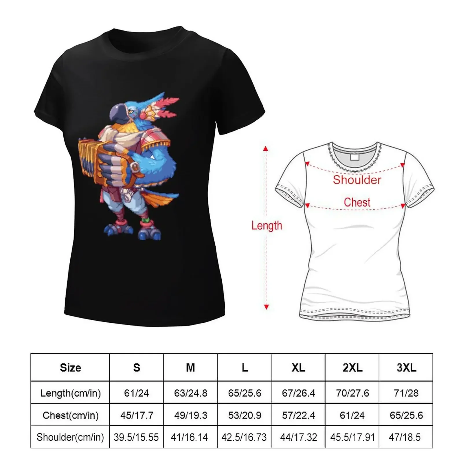 Pixel Kass T-shirt Female clothing female vintage clothes clothes for woman