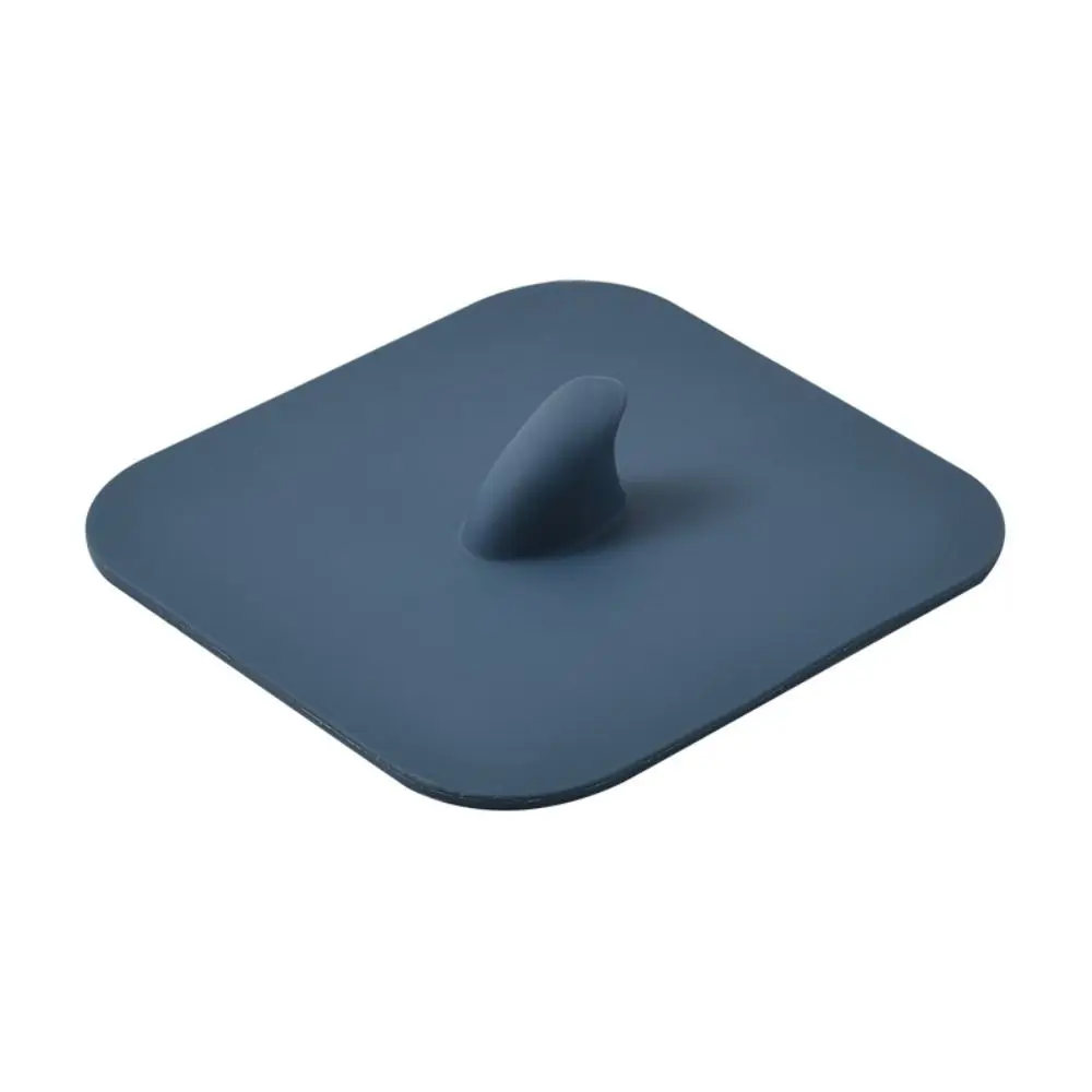 Reusable Silicone Floor Drain Cover Soft Blue Grey Sink Cover Anti-Insects Anti-Odor Sewer Pipe Cover Household