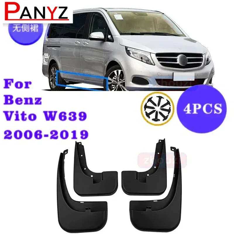 

Для Mercedes Benz V-Class 2016-2021 брызговики автомобильные крылья брызговики Vito брызговики 2006-2019 Metris брызговики