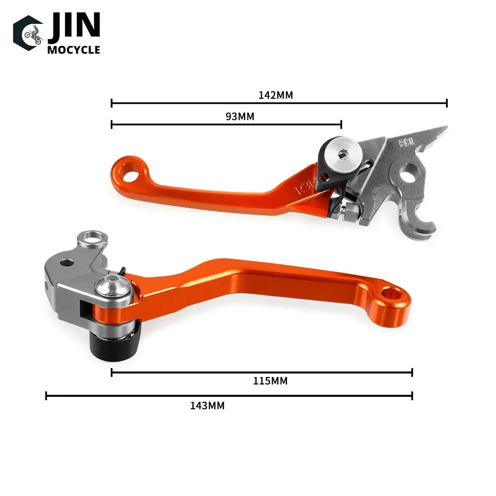 For 200XCW 200EXC XC 2003 2004 2005 2006 2007 2008 Motorcycle CNC Foldable Pivot DirtBike Brake Clutch Levers Cable Lever Handle