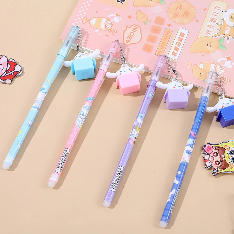 Cute Cartoon Novelty Creative Student Gel Pens Dog Pendant Neutral Pen Stationery Signature Office Kawaii Office School Supplies