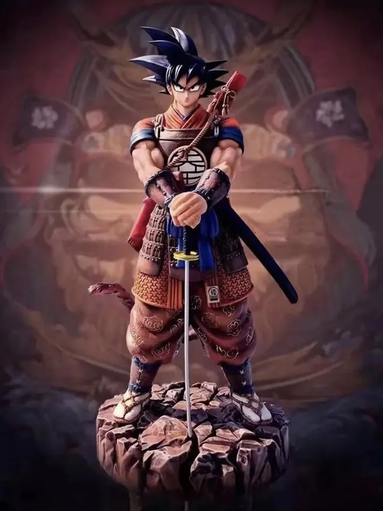 

Dragon Ball Anime Figure Samurai Series Son Goku Figures GK Model Statue Pvc Action Figurine Collection Model Toys Gift