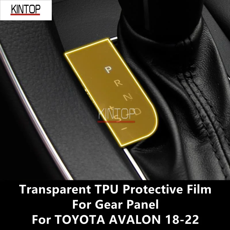 

For TOYOTA AVALON 18-22 Gear Panel Transparent TPU Protective Film Anti-scratch Repair Film Accessories Refit