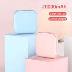 Power Bank 20000mAh Portable Fast Charging Mobile Phone External Battery Powerbank For iPhone 15pro Xiaomi Huawei Mini Poverbank