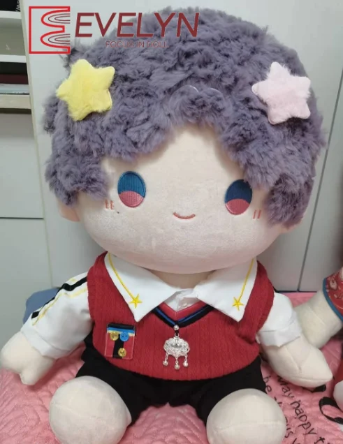 

Evelyn Love and Deepspace Sylus Xavier Zayne Rafayel Plush Peripheral 40cm Cotton Doll Clothes pants Change up Clothes outfit