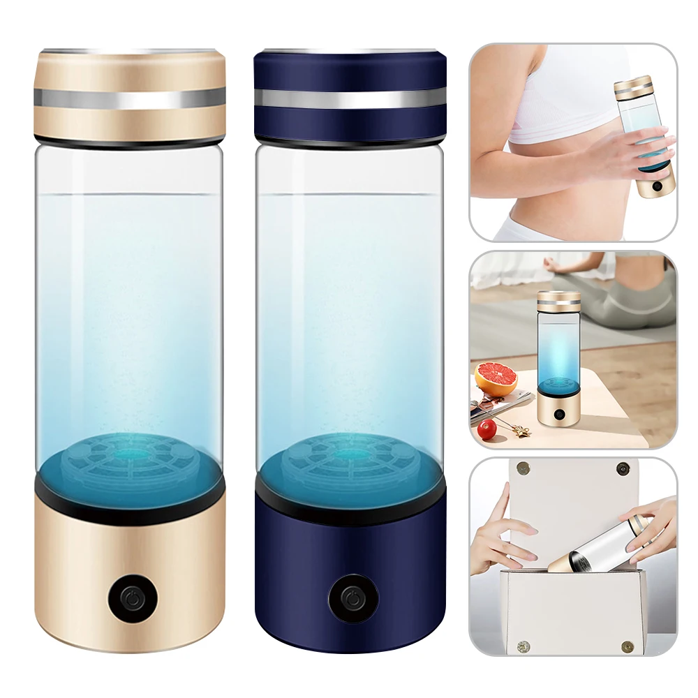 

330ml Hydrogen Water Bottle USB Rechargeable Electric Hydrogen Rich Water Generator Bottle 700mAh Sports Water Bottle