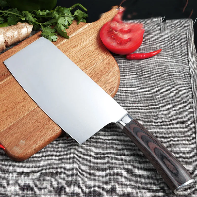 

Meat Cleaver Knife Sharp Chef Knives Stainless Steel Kitchen Butcher Knife 5CR15 Chopping Boning Fish Slicing Japanese Knives