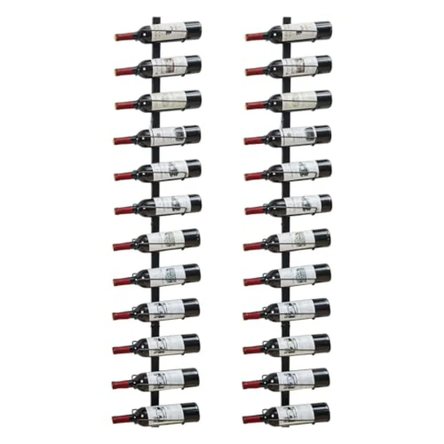 

Набор из 2 настенных винных полок для бутылок, съемный, для самостоятельной сборки, органайзер для хранения и демонстрации вина