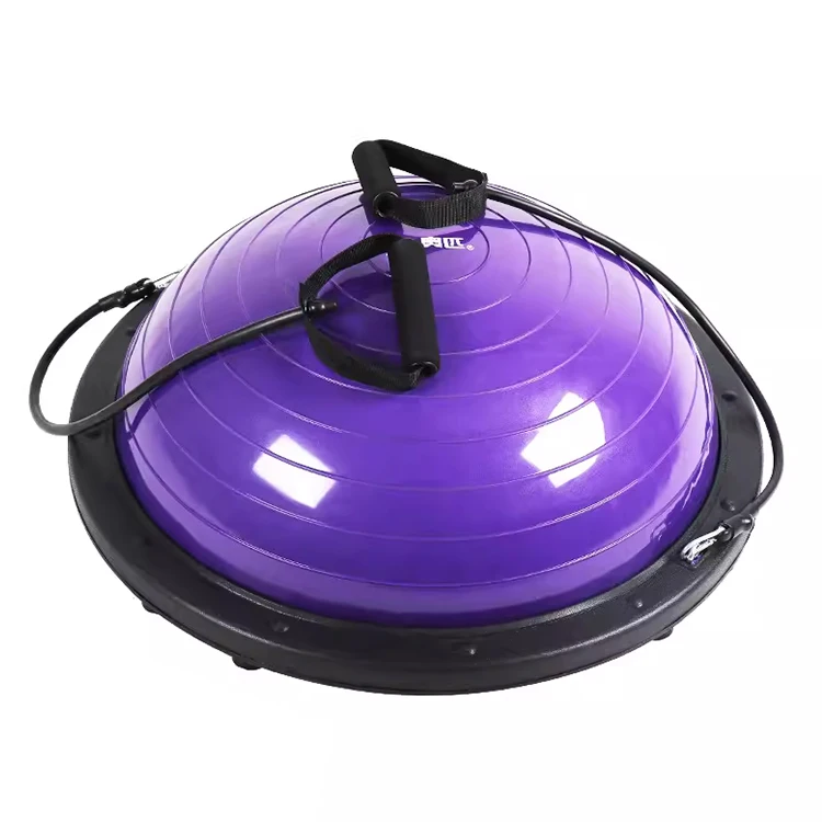 Explosion-proof Wave Speed Ball Semi-circle Balance Ball Yoga Training Foot Treadle Fitness Ball Home Weight Loss Pilates
