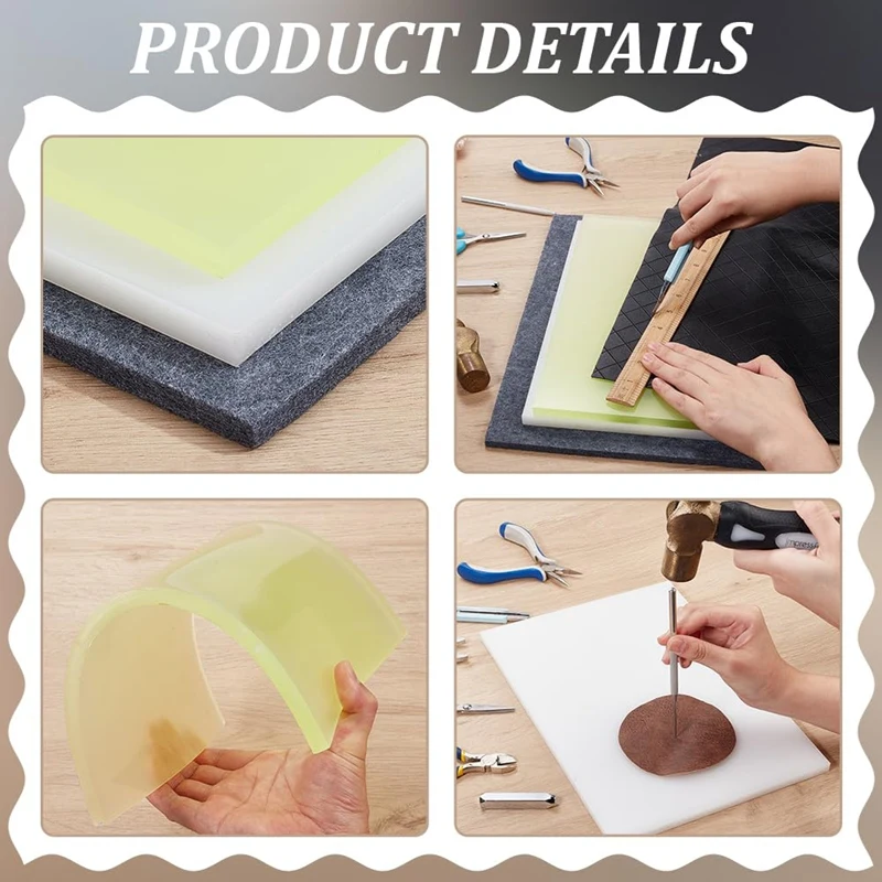 ABDJ-أدوات التثقيب الجلدية، وسادة التثقيب الجلدية، وسادة إزميل اللكم، وسادة امتصاص الصوت لمحبي الحرف الجلدية ذاتية الصنع