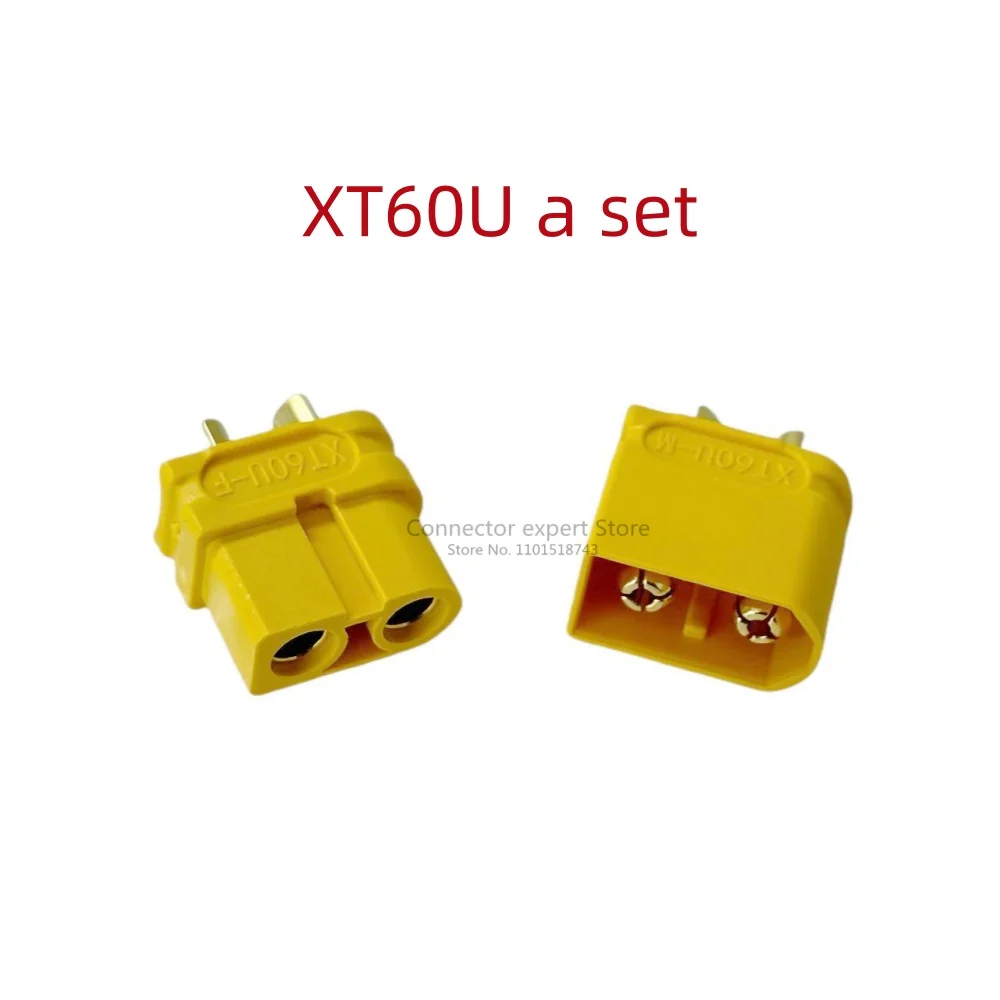 Amass Xt60 Xt60U-M/F Male and Female Lightweight 4.9g EU CE Certified Gold-plated Model Power Connector for Electric Motor