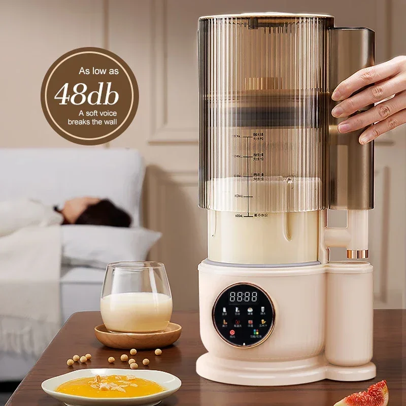 Smart Blender Soya Bean Milk Maker Electric Juicer Soybean Milk Machine Wall Breaker Rice Paste Kitchen Breakfast Maker