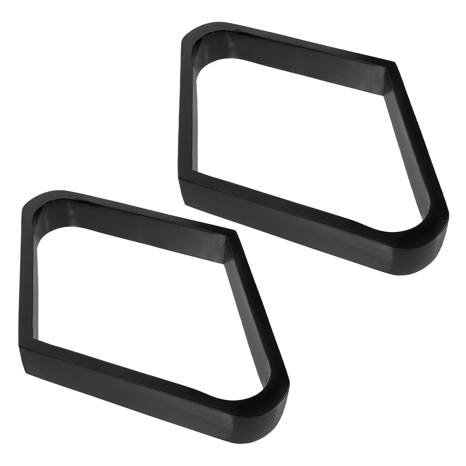 

2Pcs Billiard Ball Rack Solid Wood Rhombus Pool Table Holder 9-Ball Rack for Billiard Rhombus Frame Pool Ball Holder