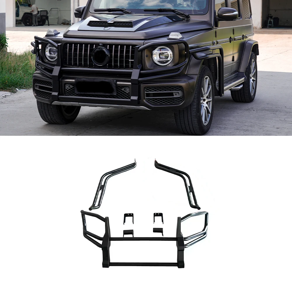 For G WAGON G CLASS W464 W463A G63 Off-Road Full Wrap Bumper Stainless Steel Bull Bar G63 Front Guard Bar Body Parts Car Accesso