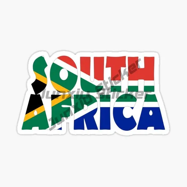 South African ZA Antelope Flag Map Sticker Vinyl Car Window Truck Moto Bicycle Van Wall Laptop Glass Camper Door Decal