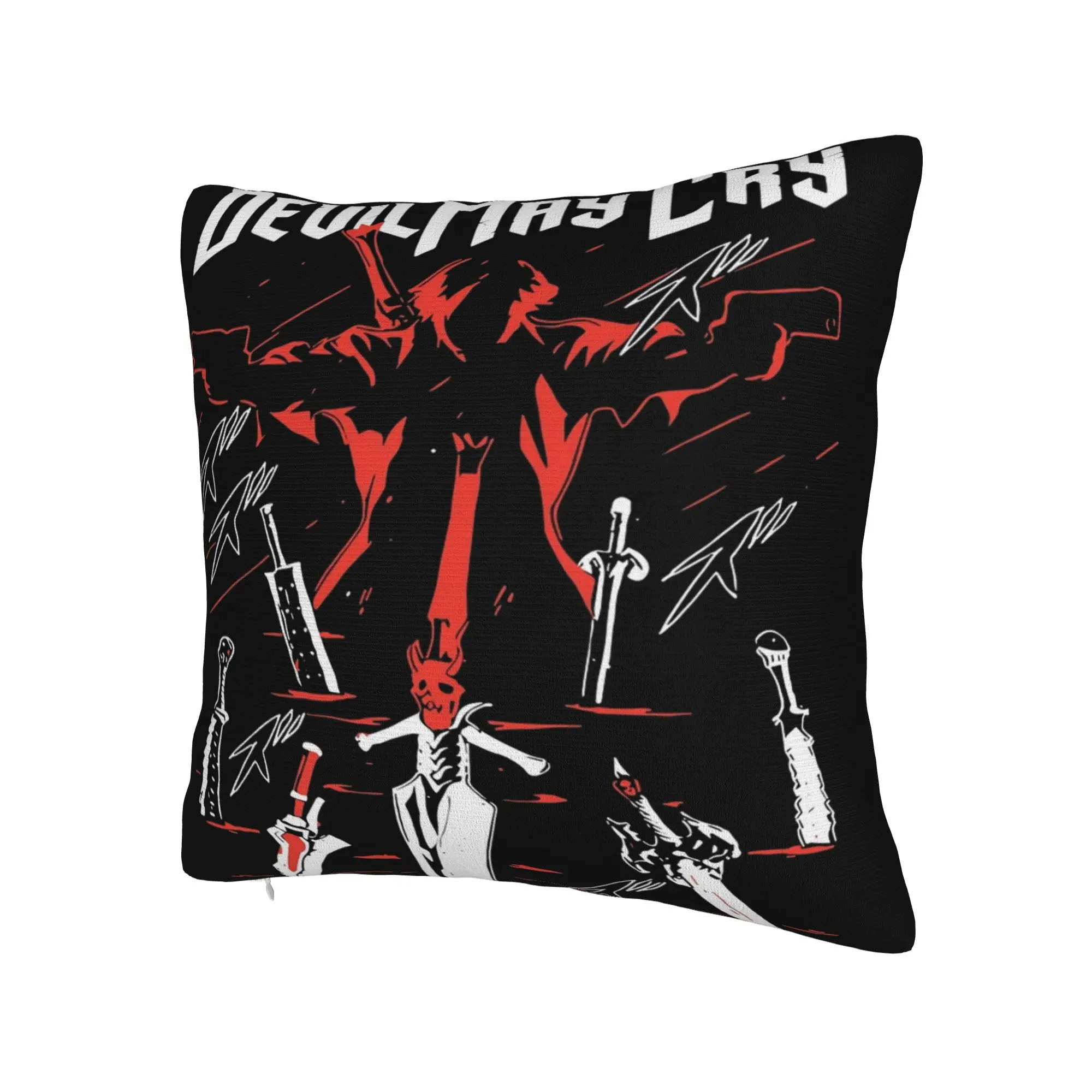 Decorative Pillowcases Devils May-Cry 3 Accessories Seat  Pillow Case Cover Square Multi-Size