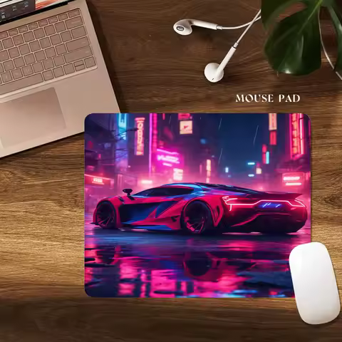 Cool sports car anime Small Mouse Pad rubber anti-slip Desk Mat gaming mat pc accessories laptop office pad keypad mini mousepad