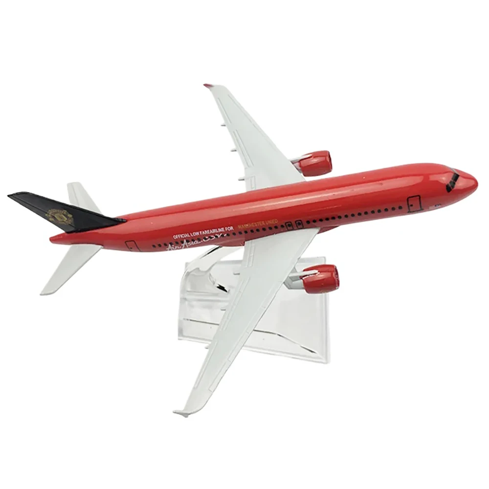 

1/400 Scale Alloy Aircraft Airbus A320 Asia Air 16cm Airplane Model Toy Children Xmas Gift for Collection Home Decoration
