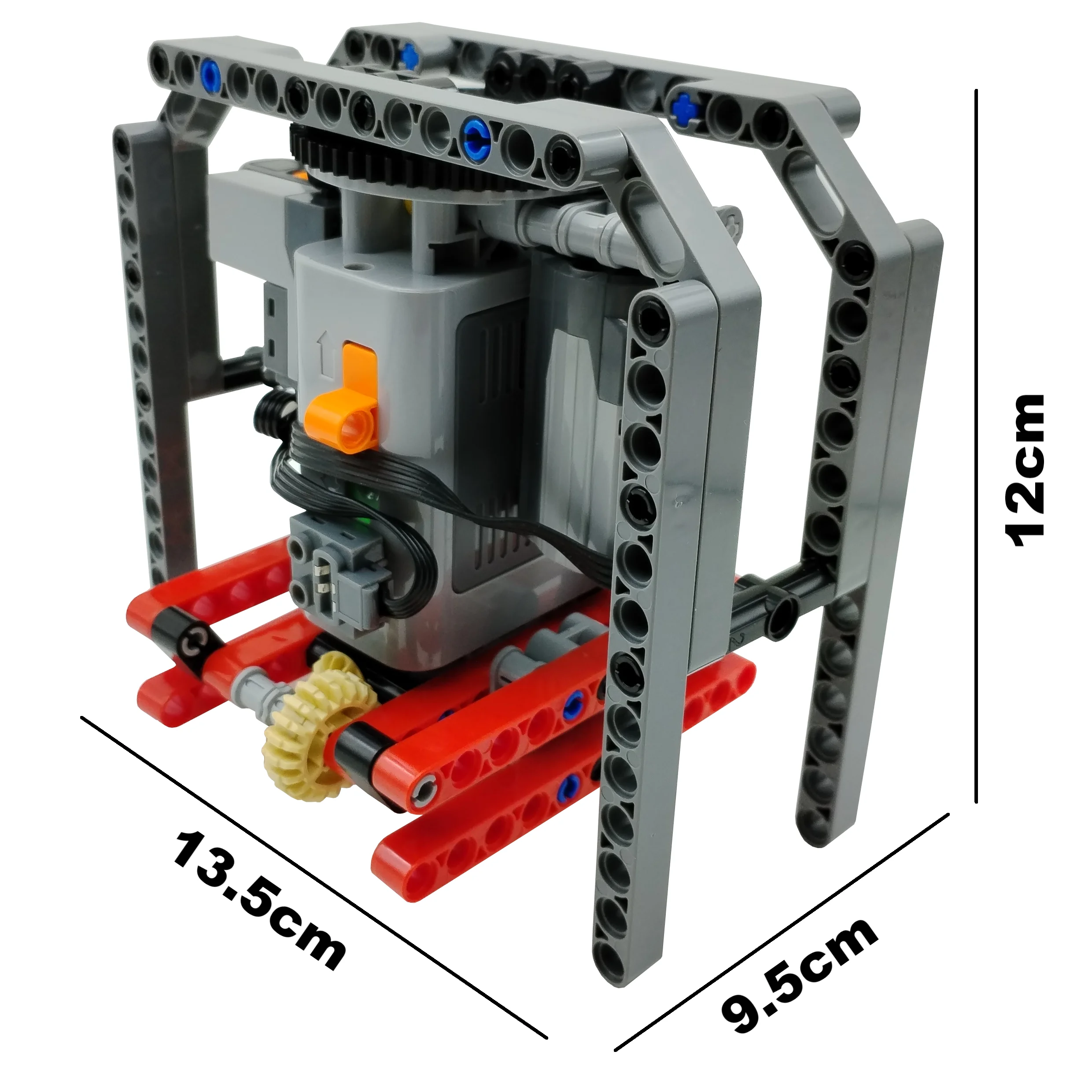 Electric Technical Building Block Omni-mobile RC Robot Omnidirectional Movement Robot power functions Part Toys for Kid