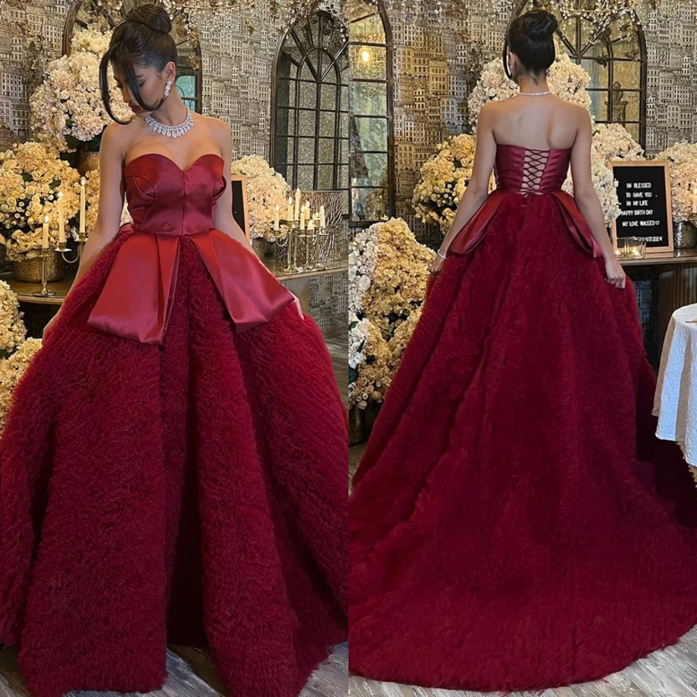 

Customized Sparkly Evening Dresses Fashion Sweetheart Sleeveless Homecoming Dresses Modern Court Train Special Occasion Gowns