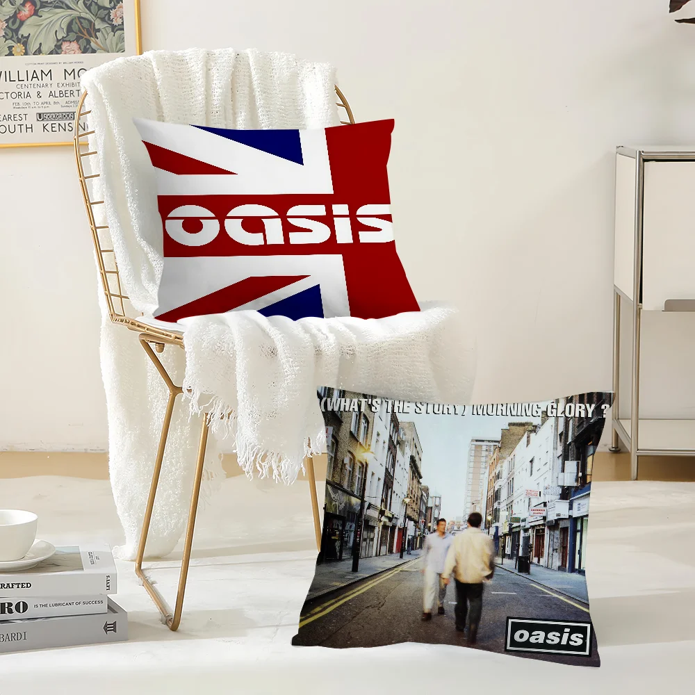 O-Oasis-Band Pillow Case Suitable For Bedrooms Living Rooms Cars Home Decoration