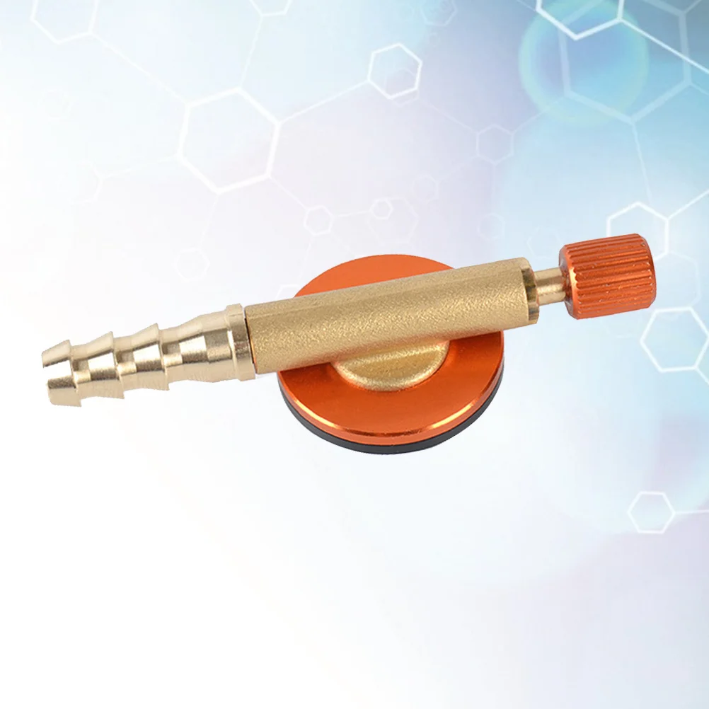 

Flat Cylinder Gas Stove Valve Red Switch Control Adapter Reliable Gas Stoves Connector for Outdoor Cooking Needs