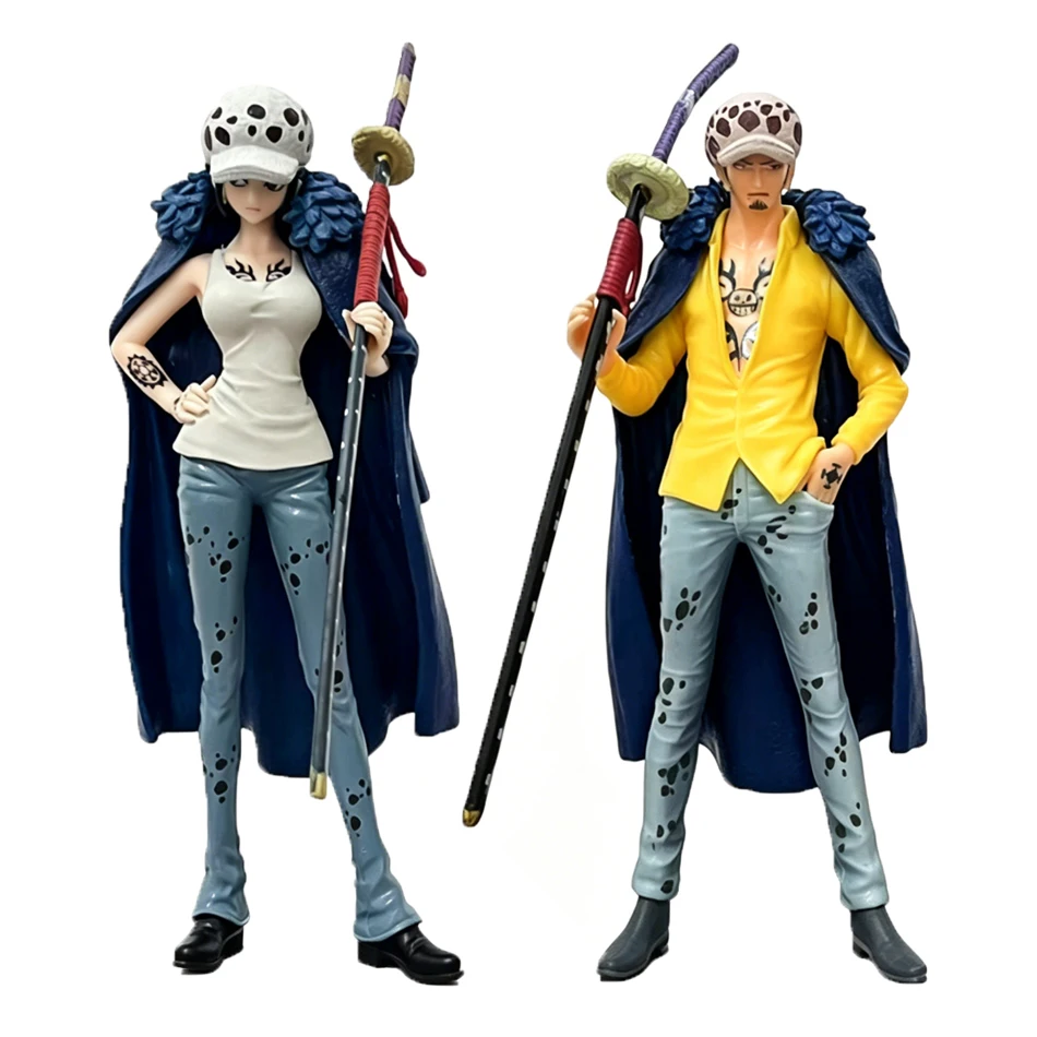 Heiße Anime One Piece Trafalgar D. Water Law Figur PVC-Modell Actionfigur Sammlerstück Puppen Statuette Ornament Spielzeug für Kinder Weihnachtsgeschenke
