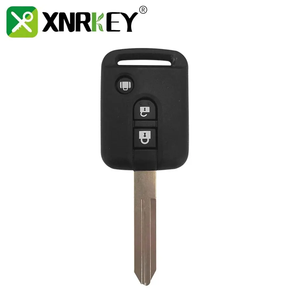 

XNRKEY 3 Button Remote Car Key Shell For Nissan Micra 350Z Pathfinder Navara Auto Key Case Cover Fob