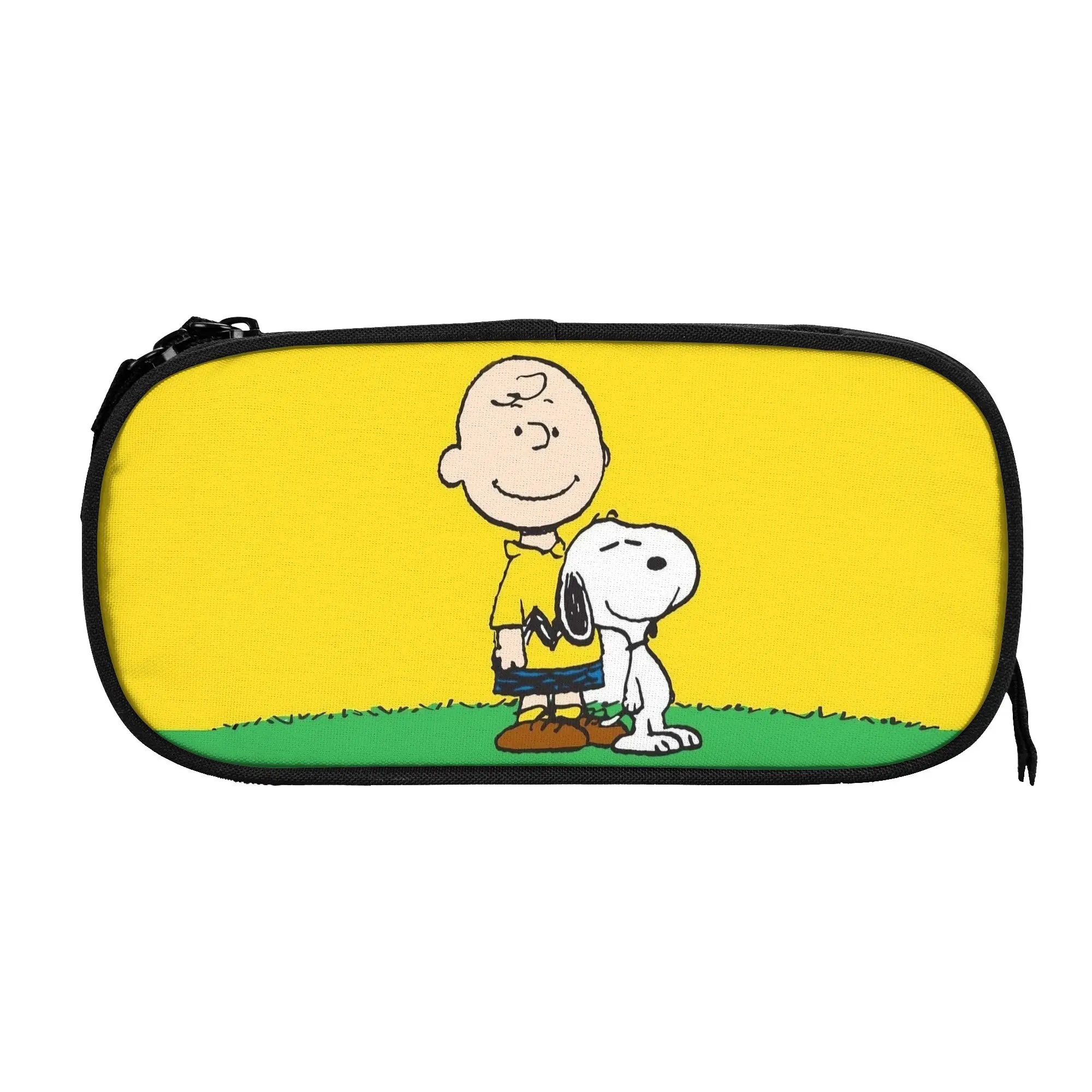 

Snoopys cartoon dog Pencil Cases Cute Pen Box Bags Girl Boy Large Storage School Supplies Gifts Pencilcases