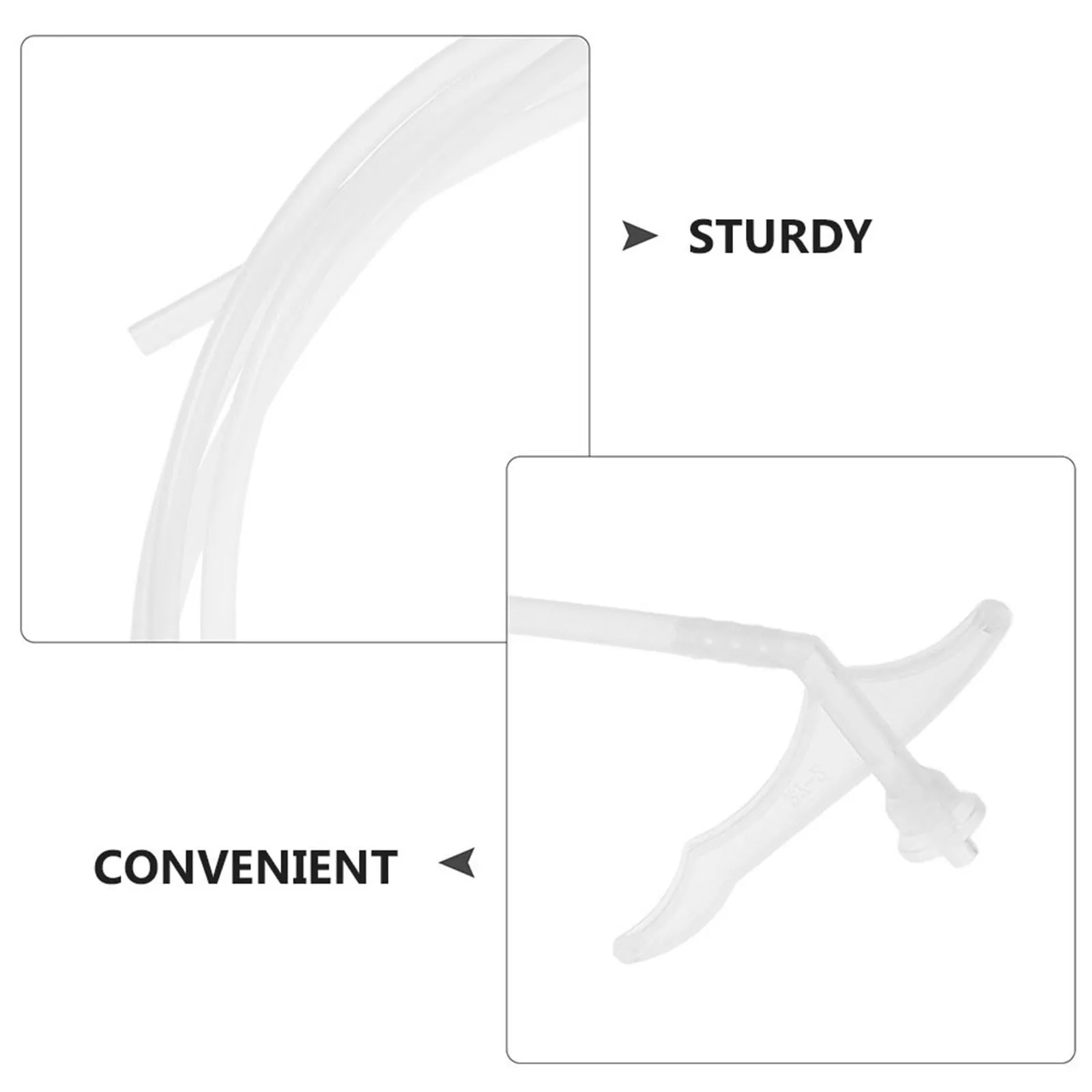 3pcs Extended Tube Clear Plastic Tubing For Diy Application Replacement Spray Foam Hose Epoxy Applicator Tool Spray Foam Nozzle