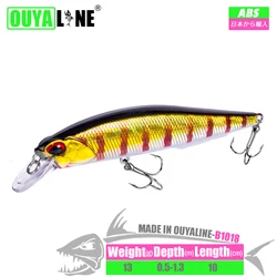 Minnow Fishing Lure Weights 13g 100mm Isca Artificial Floating Wobblers Baits Trolling Pesca Pike Fish Tackle Leurre Accessories