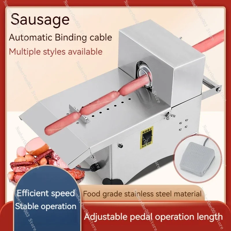 

Automatic Electric Sausage Twisting Knotter Tying Machine Sausage Binding Machine Sausages Linker Equipment