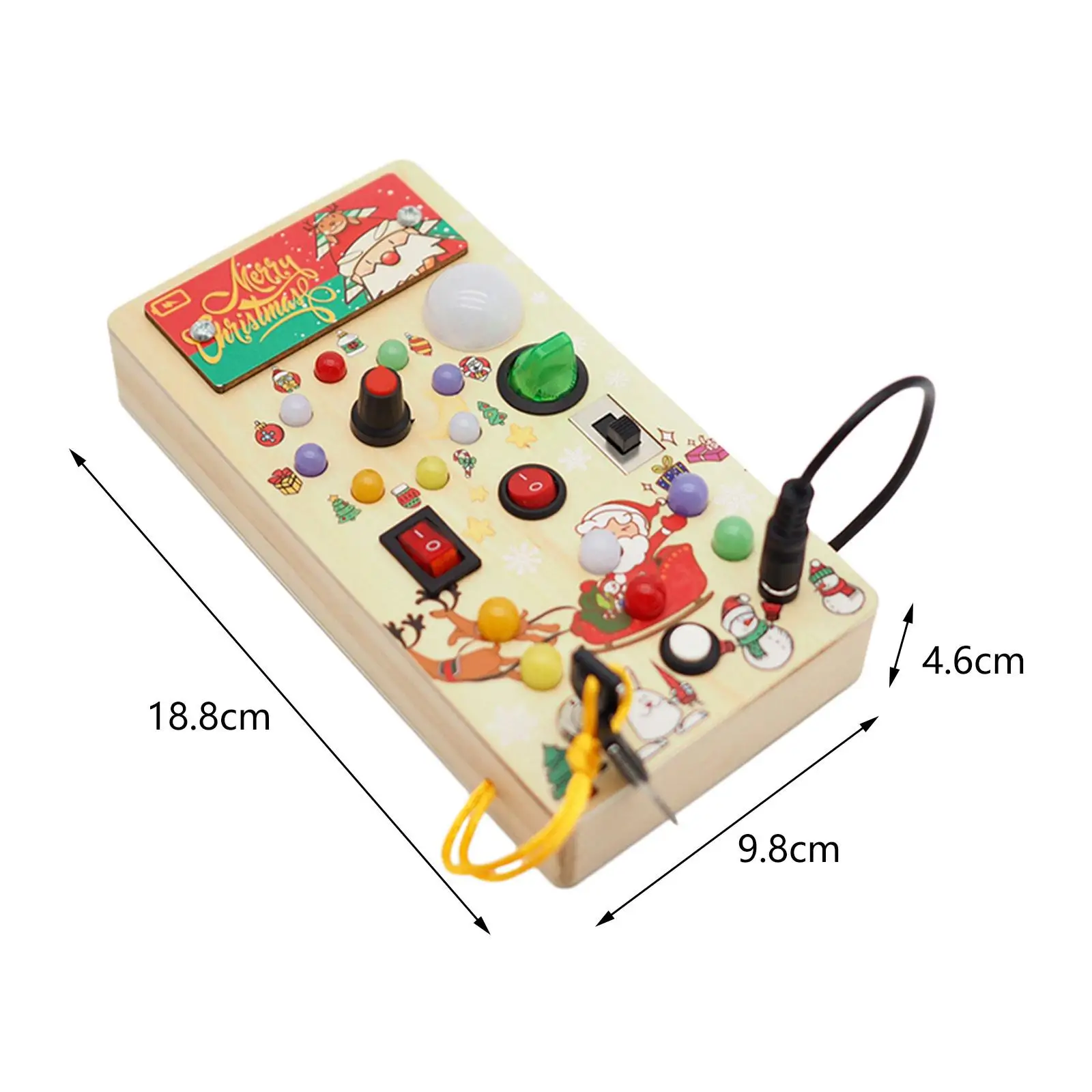 Switch Busy Board Travel Toy Educational Role Play Practice Montessori Toy Fine