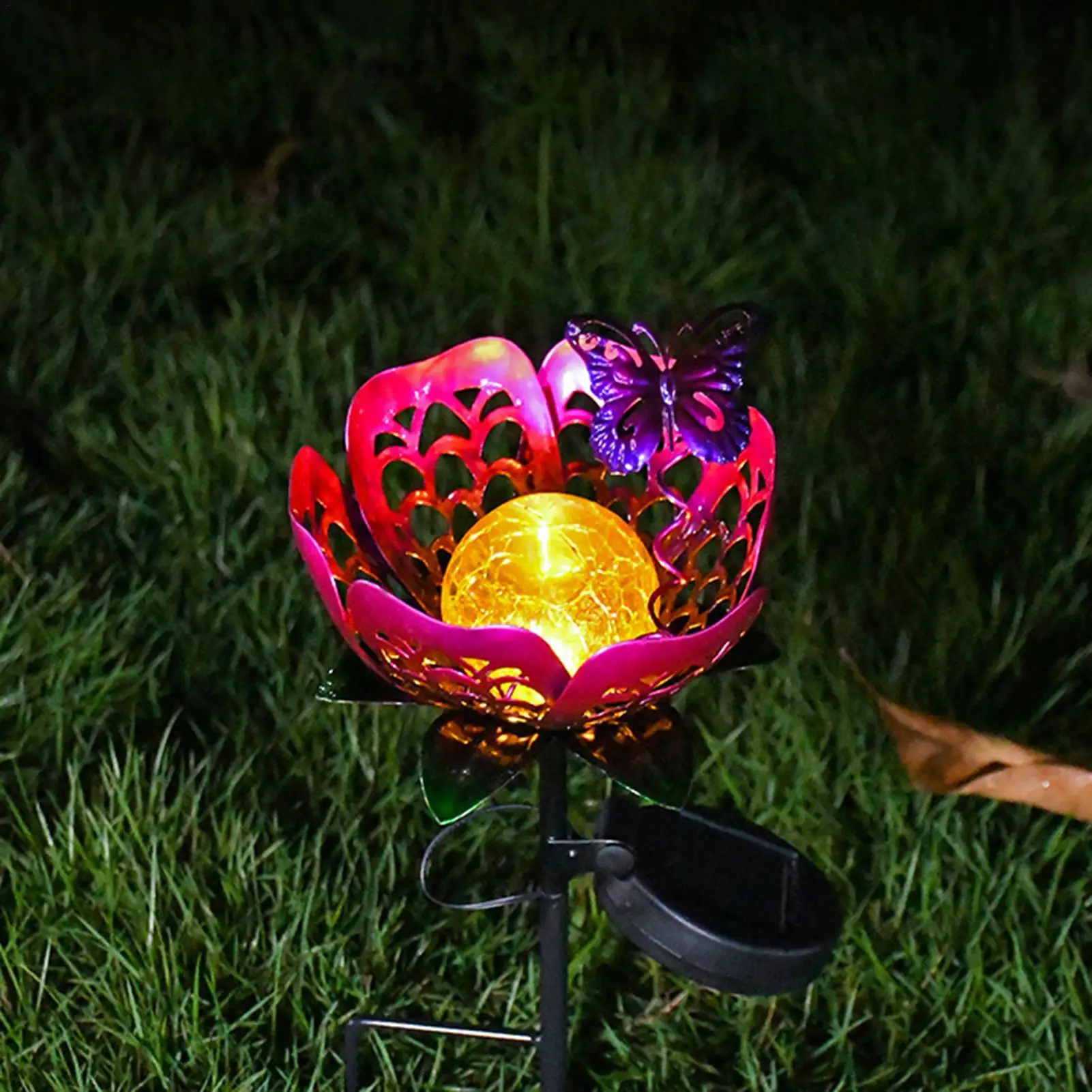 Solar Garden Lights Outdoor Waterproof Creative Lamp Iron Waterproof Projector Light Outdoor For Backyard Pathway Landscape Deck