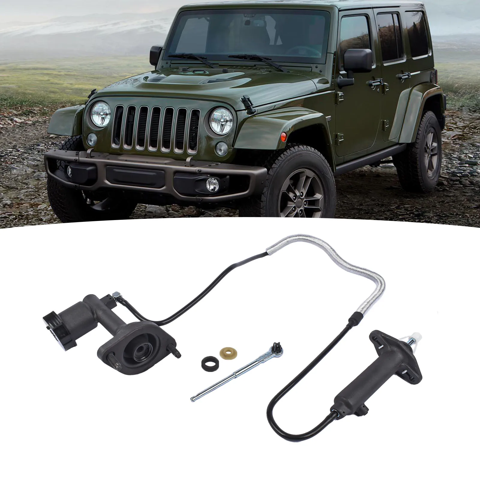 

Master and Slave Cylinder Assembly 5130101100 Fit for 2.5L 4.0L OHV 4cyl 6cyl 150c.i 242c.i. PF9085