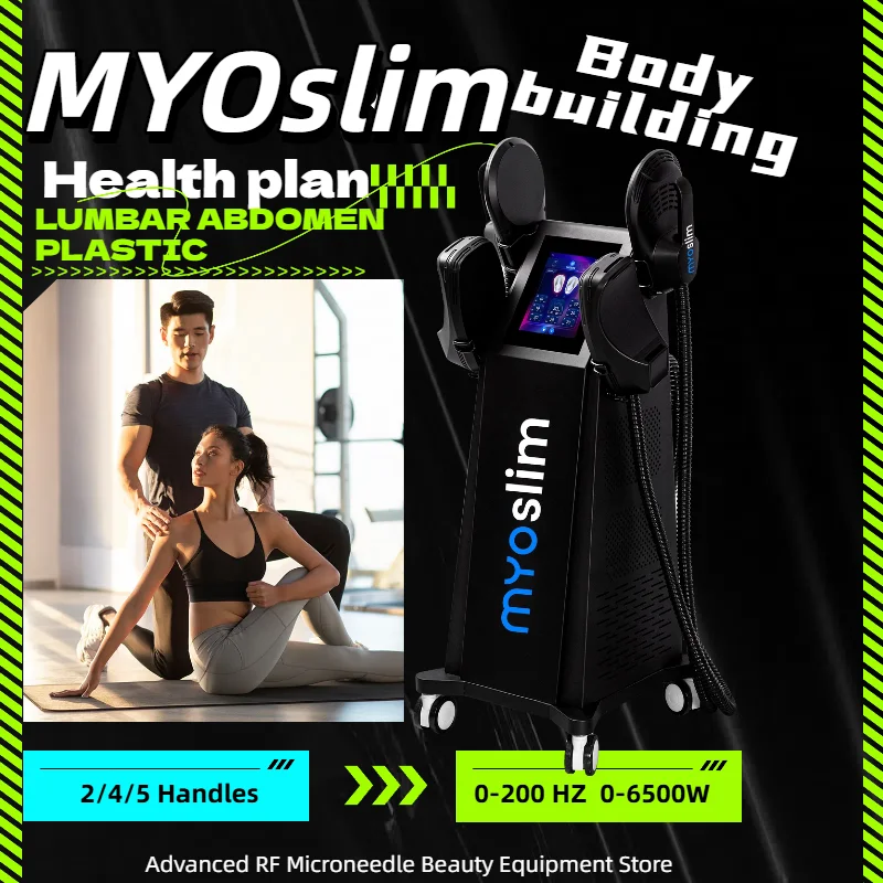 

Myoslim Sculpt Machine 6500W New RF EMS Body Sculpting Fat Slimming Technology Muscle Stimulation Electromagnetic Weight Loss