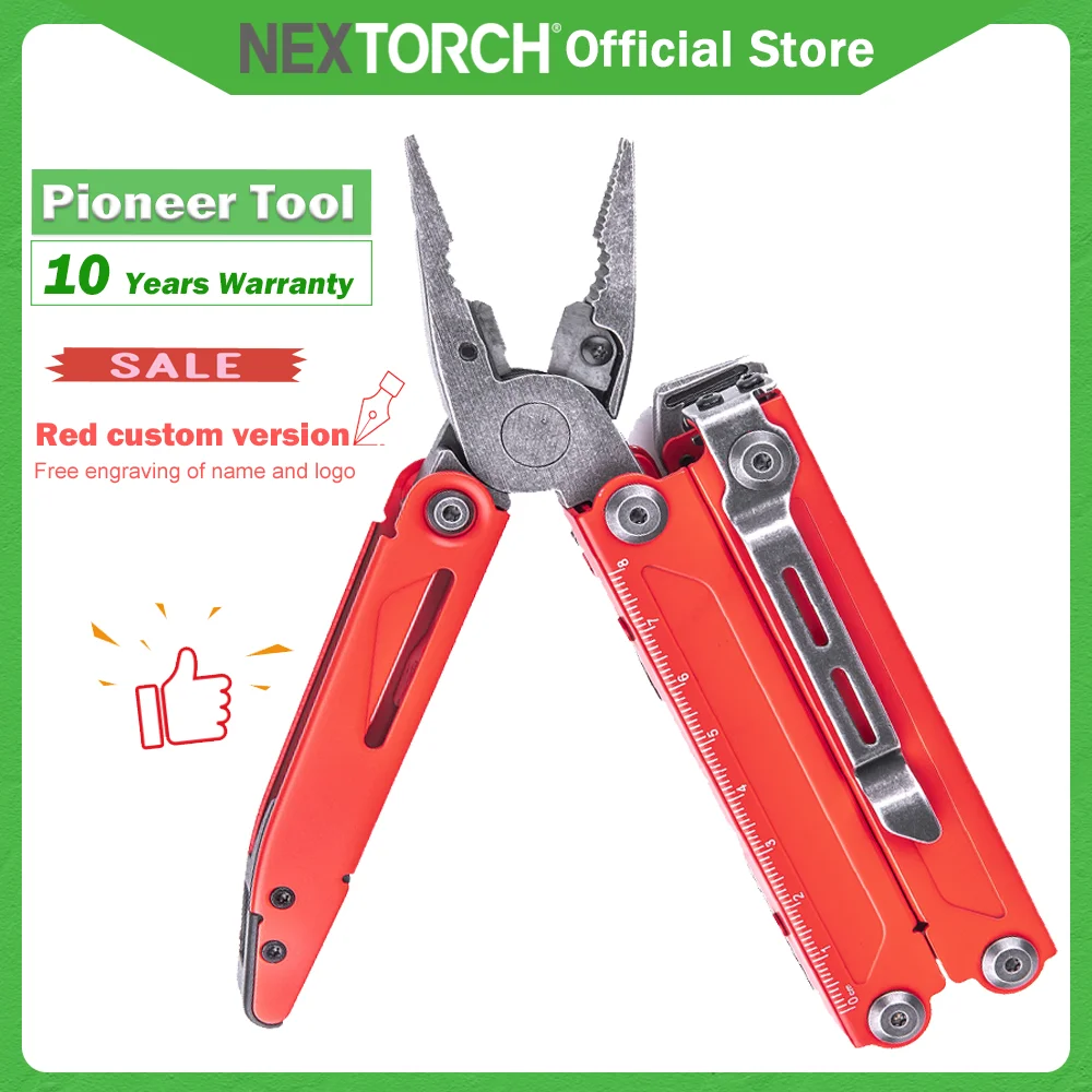 NEXTORCH Pioneer 14-in-1 Multitool Pliers Folding Hand Tools Portable Multifunctional EDC Outdoor Survival Camping Equipments