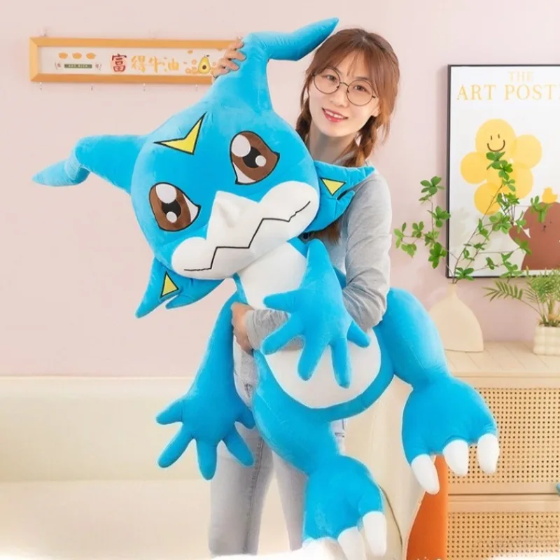 

80CM Big Size Digimon DemiVeemon Plushies Digital Monster Cartoon Anime Peluche Kawaii Comfortable Soft Doll Children Toy Gift