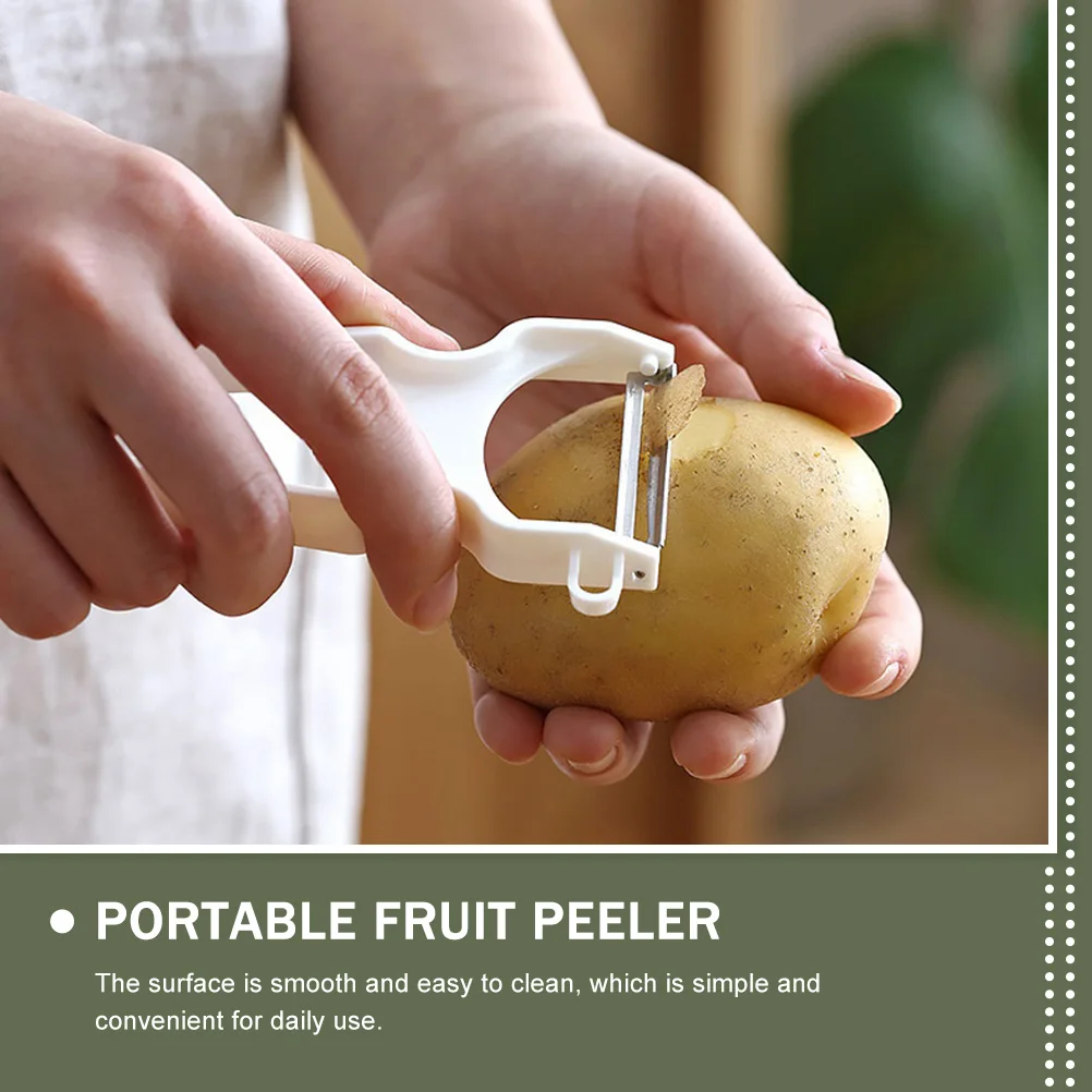 

2Pcs Peeler Compact Manual Kitchen Tool Multipurpose Vegetable Fruit Potato Peeling Gadget Easy Use Home Kitchen Peeler