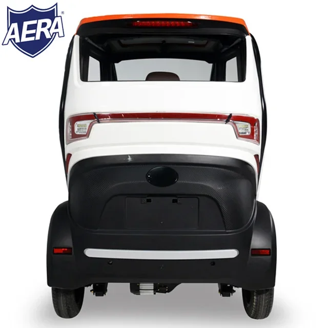 AERA-J1 EEC Cheap Mini Motorized 3 Wheel Enclosed Cabin adult electric tricycle with battery vehicles